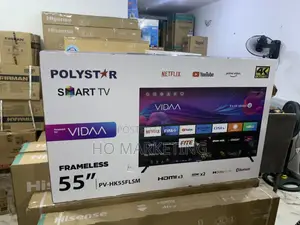 Polystar 55-Inch Led Smart Tv – Uhd, Hdr10, Hdmi/Usb