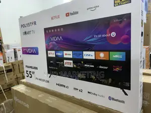 Polystar 55” Ultra Hd Smart Tv– Sleek Design, Smart Features