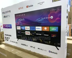 Polystar 55-Inch Uhd Smart Tv – Crystal Clear Resolution