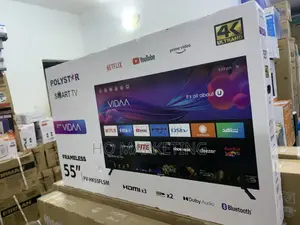 Polystar 55” Smart Tv–Ultra Hd Display With Built-in Wifi
