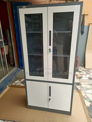 Book Case Half Glass Door