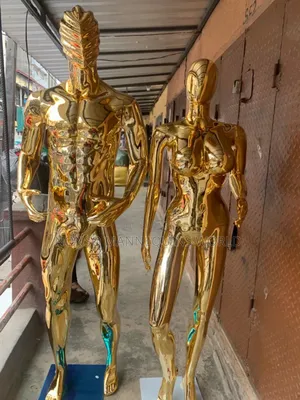 Gold Male And Female Mannequin