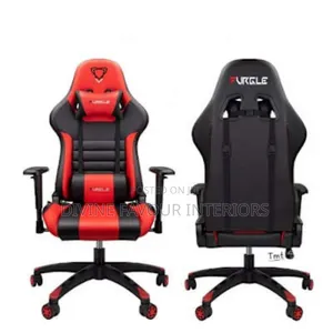 Furgle Gaming Ergonomic Swivel Chair - Red Black- 1 Piece