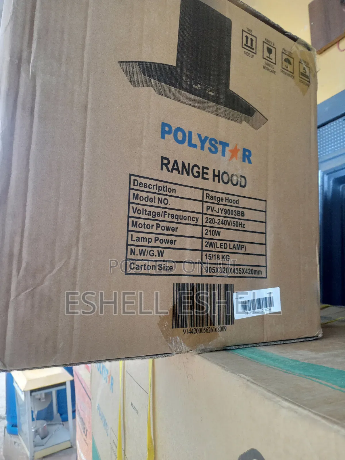 Range Hood Polystar 5burner Smoke Extractor