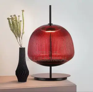 Wine Nordic Glass Desk Lamp