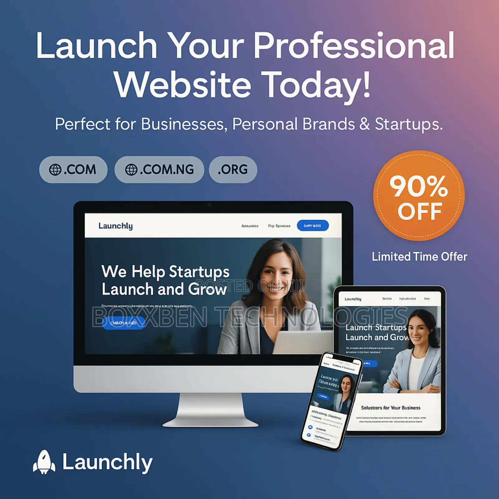 Professional Website for Business