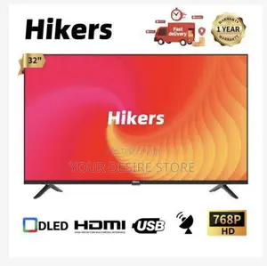 Hikers 32'' Inches Frameless Hd Led Tv-Black