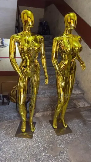 Brand New Size 12 Gold Chrome Female Mannequins