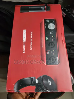 Complete Studio Sound Card With Mic Headphones