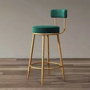 Luxury Modern Leisure Bar Stool - Green