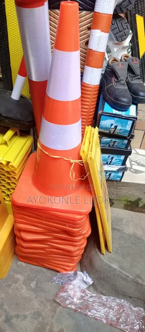 Cone Safety Sign
