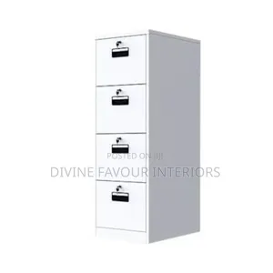 Modern Office File Cabinet With Separate Keys - 4 Drawers