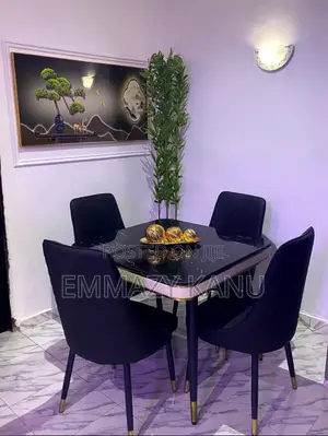 Dinning Set By4 Marble Top