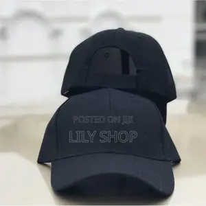 Adjustable Black Snapback Caps