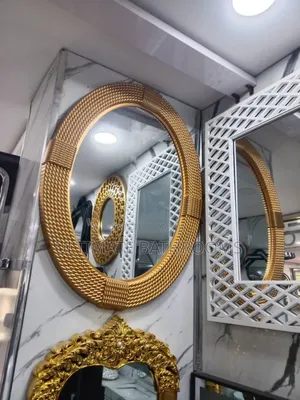 Luxury Gold Bathroom Mirror Without Led