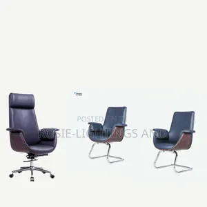 Set of Executive Boss Office Chair Visitor's Chairs