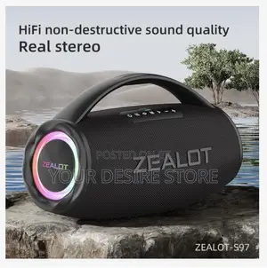 Zealot 80w Super Bass Bluetooth Speaker With 16000mah