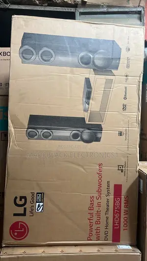 Lg Bass With Built-in Subwoofers DVD Home Theater System