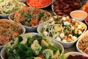 Main Dish and Sides Catering Service Alongside Pastries