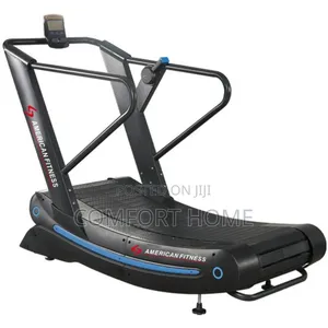 Amer Fitness Heavy-Duty Commercial Manual Curved Treadmill