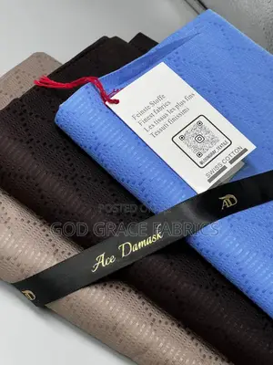 Original Swiss Cotton Ace Damask Brocade Atiku Voile