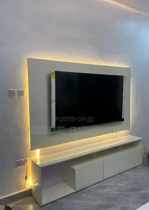 Plain White Tv Console