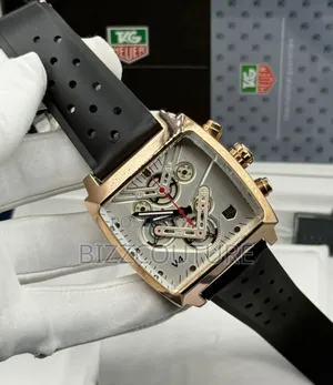 Original Tag Heuer Mechanical Black Rubber Strap