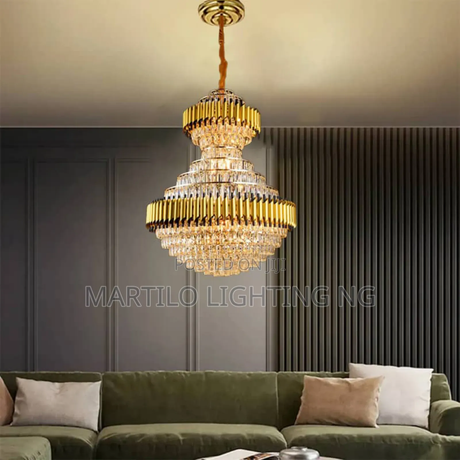 Crystal Chandelier Light With Remote Control