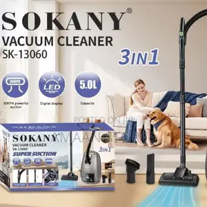 Sokany Sk-13060 3-in-1 Vacuum Cleaner – 5000w Power