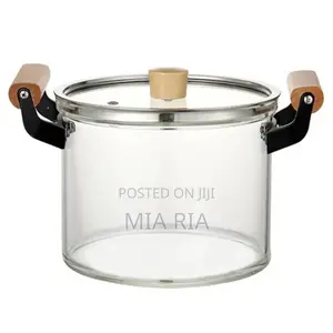 Transparent Glass Pot