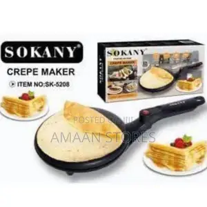 Sokany Sk-5208 Electric Crepe Maker – Non-Stick