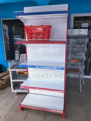 Single Side Supermarket Shelf