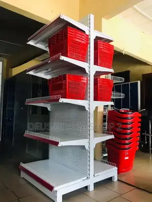Double Sided Supermarket Shelf