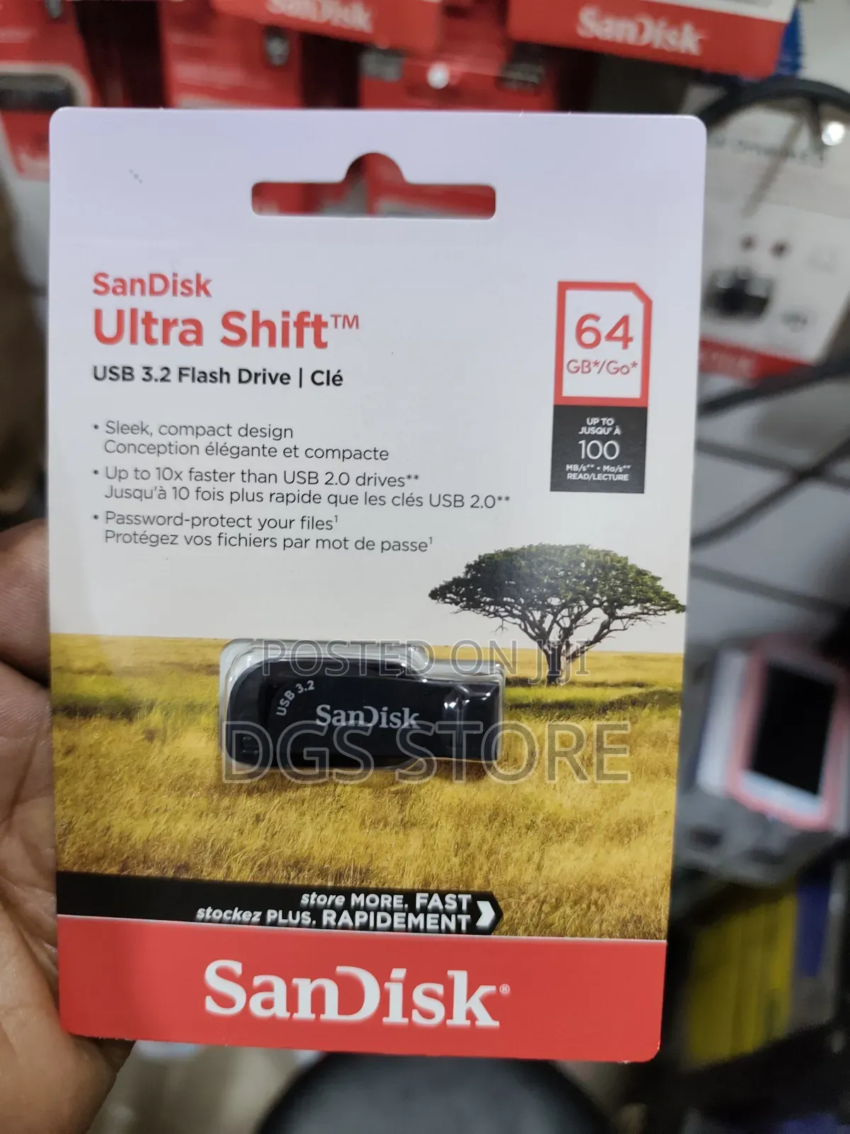 Sandisk Ultra Shift Flash Drive 64gb