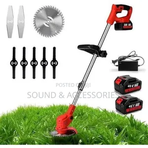 Rechargeable Electric Grasscutter With 2 48volts Batteries