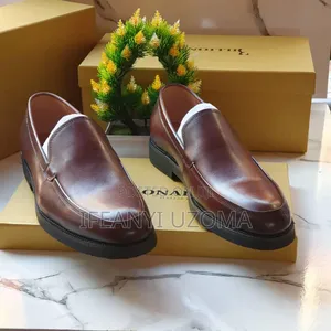 Billionaire Brown and Black Leather Shoe