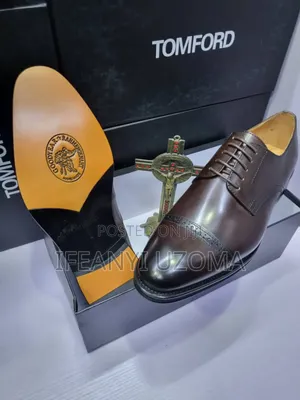 Tomford Brown and Black Lace Up Shoe