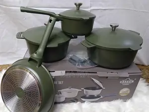 9pcs Uakeen Granite Induction Pot