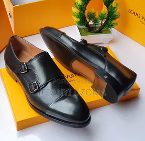 Black and Brown Leather Corporate Shoe