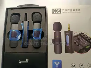 K35 Dual Wireless Microphone