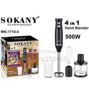 Sokany 4-in-1 Hand Blender – 500w