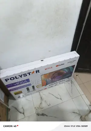 43′′ Polystar Tv Smart, Full Hd, Android, Wi‐Fi, Safe Screen