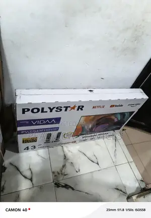 Polystar 43′′ Smart Led Tv – Pv‐Tg43fhdvid, Crystal Display