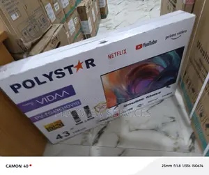 Best Deal Today Polystar 43inches Smart Tv(Pv-Tg43fhdvid)