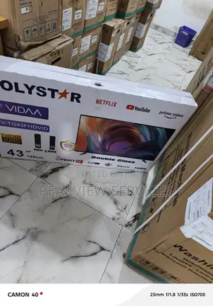 Bluetooth Support Polystar 43inches Smart Tv(Pv-Tg43fhdvid)