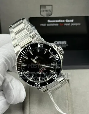 Original Oris Silver Stainless Steel Watch in Store