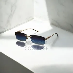 Designer Gold Glasses Dark and Clear Variant