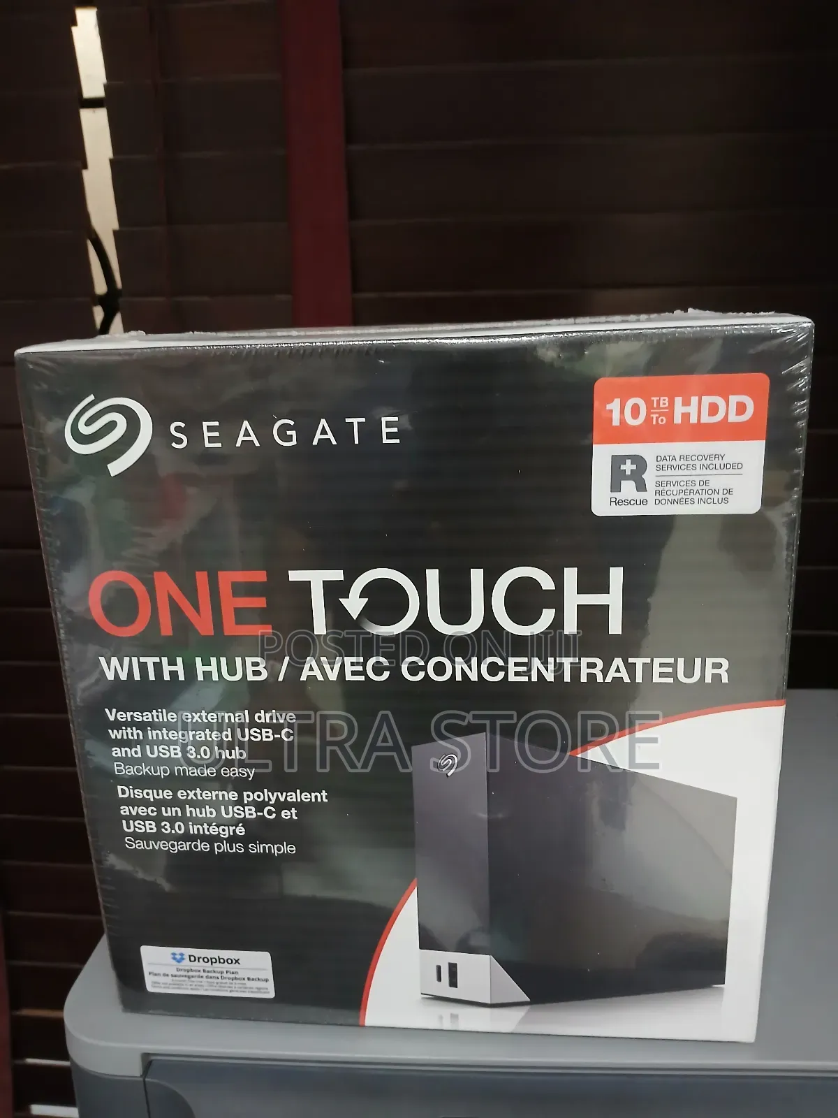Seagate One Touch Desktop External Drive - 10tb