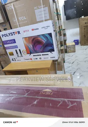 Polystar 43′′ Android Tv – Full Smart Functions, Screen Cast