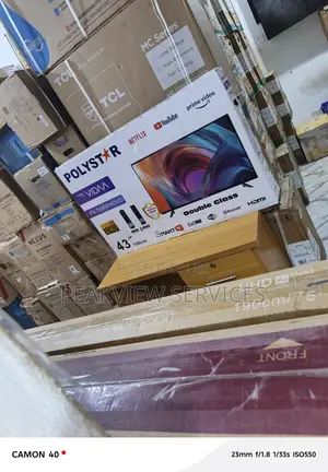 Polystar 43′′ Android Tv – Full Smart Functions, Screen Cast